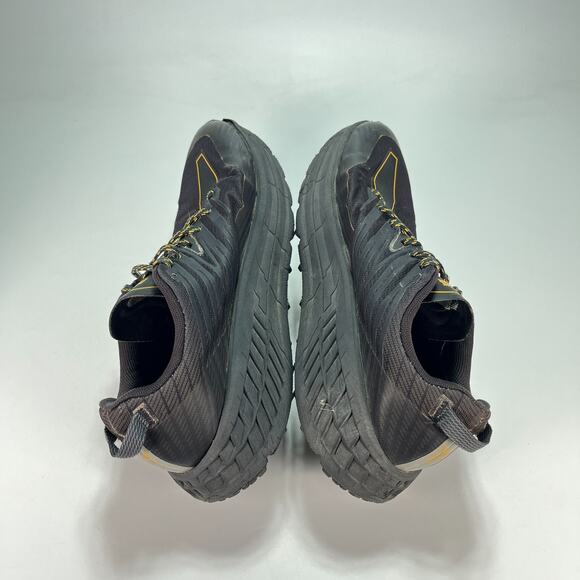 Hoka Speedgoat 4 GTX Black Grey Waterproof Trail Running Shoes Men\'s Size 12.5 main image 8